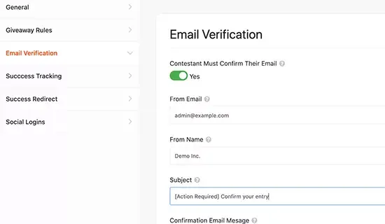 activer la vérification par e-mail activer la vérification par e-mail