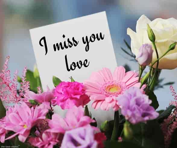 i-miss-you-love-card-for-him-with-bouquet i miss you love card for him with bouquet