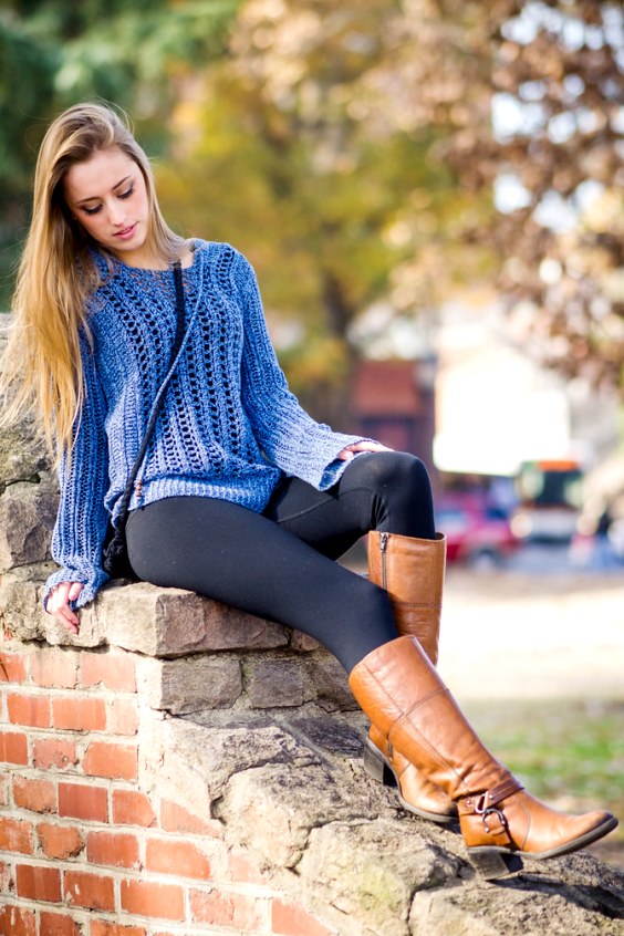 Combining leggings and boots Just Boots and High Heels