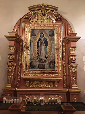 a shrine at san fernando cathedral, san antonio, texas