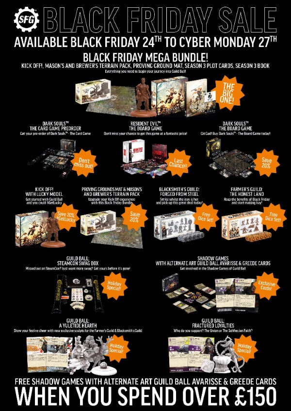 Tabletop Fix Games Black Friday Sale