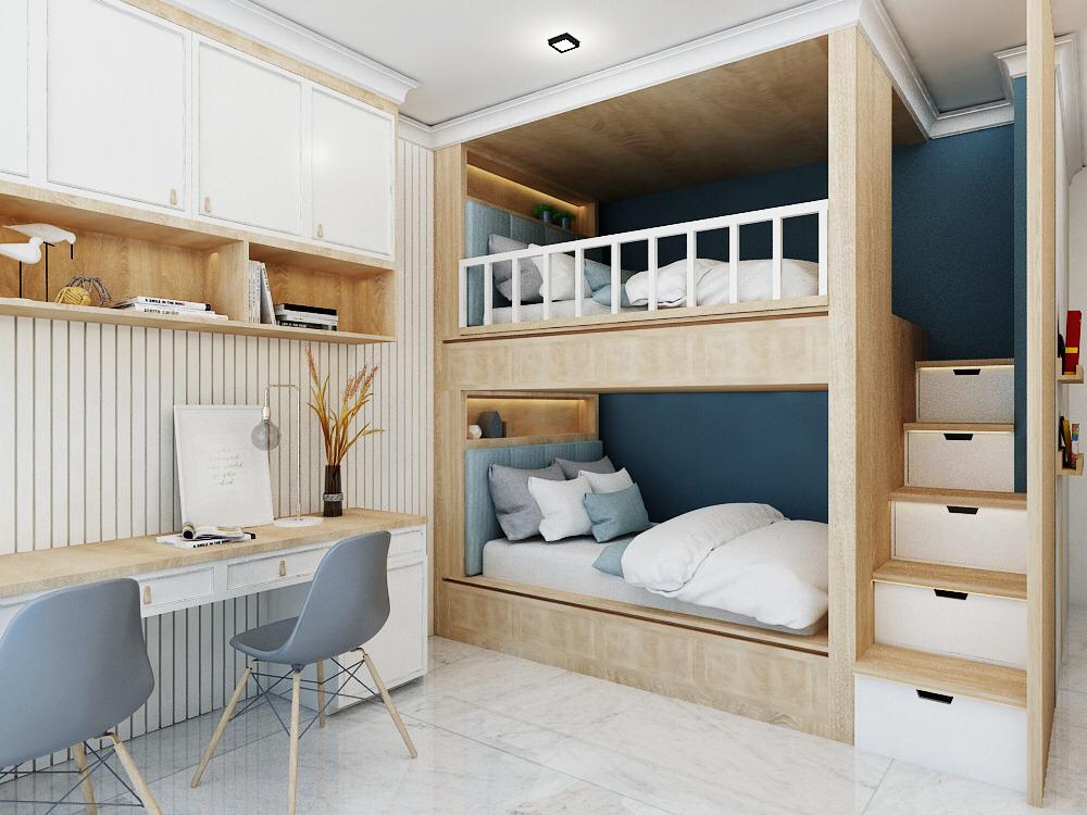 Kumpulan Ide Desain Tempat Tidur Tingkat untuk Kamar  Mungil mampu Membuat Ruangan lebih Lapang 