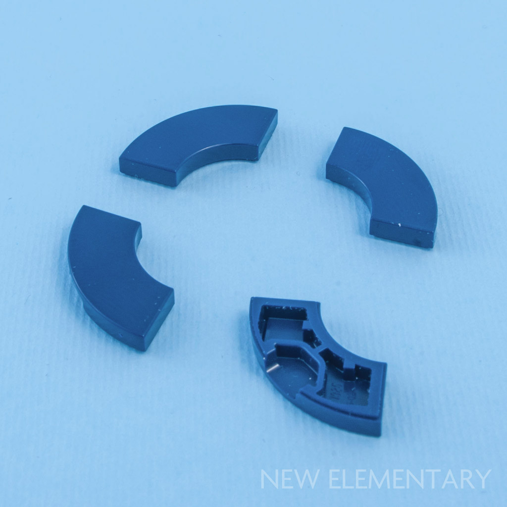 LEGO LOT OF 24 NEW BLACK 1 X 6 STUD ARCH PIECES CASTLE ARC PARTS