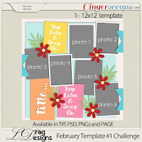 Template : February Template Challenge 1 by LDrag Designs