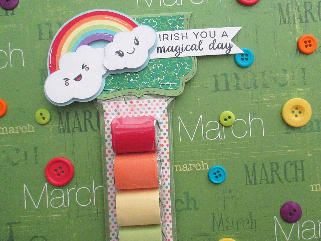 warehouse rainbow bag