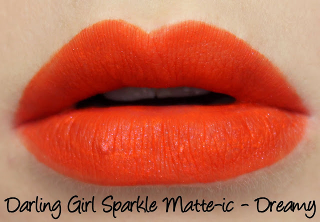 Darling Girl Sparkle Matte-ic Lip Tint - Dreamy Swatches & Review