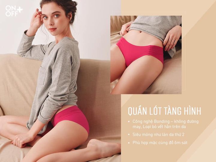 Quần Lót Nữ Brief Tàng Hình Onoff