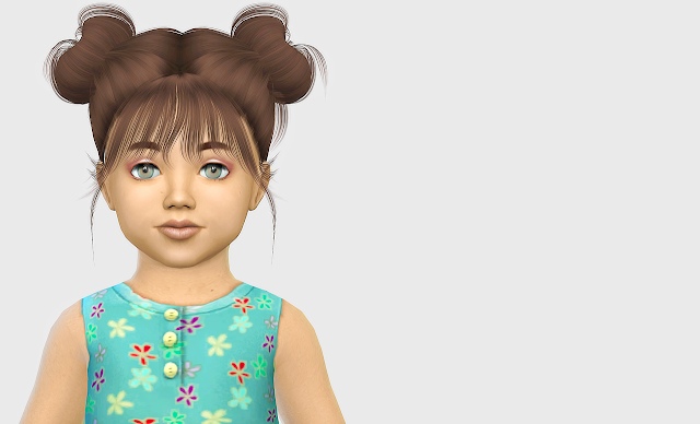 Sims 4 CC's - The Best: Kids & Toddlers Hair by Fabienne