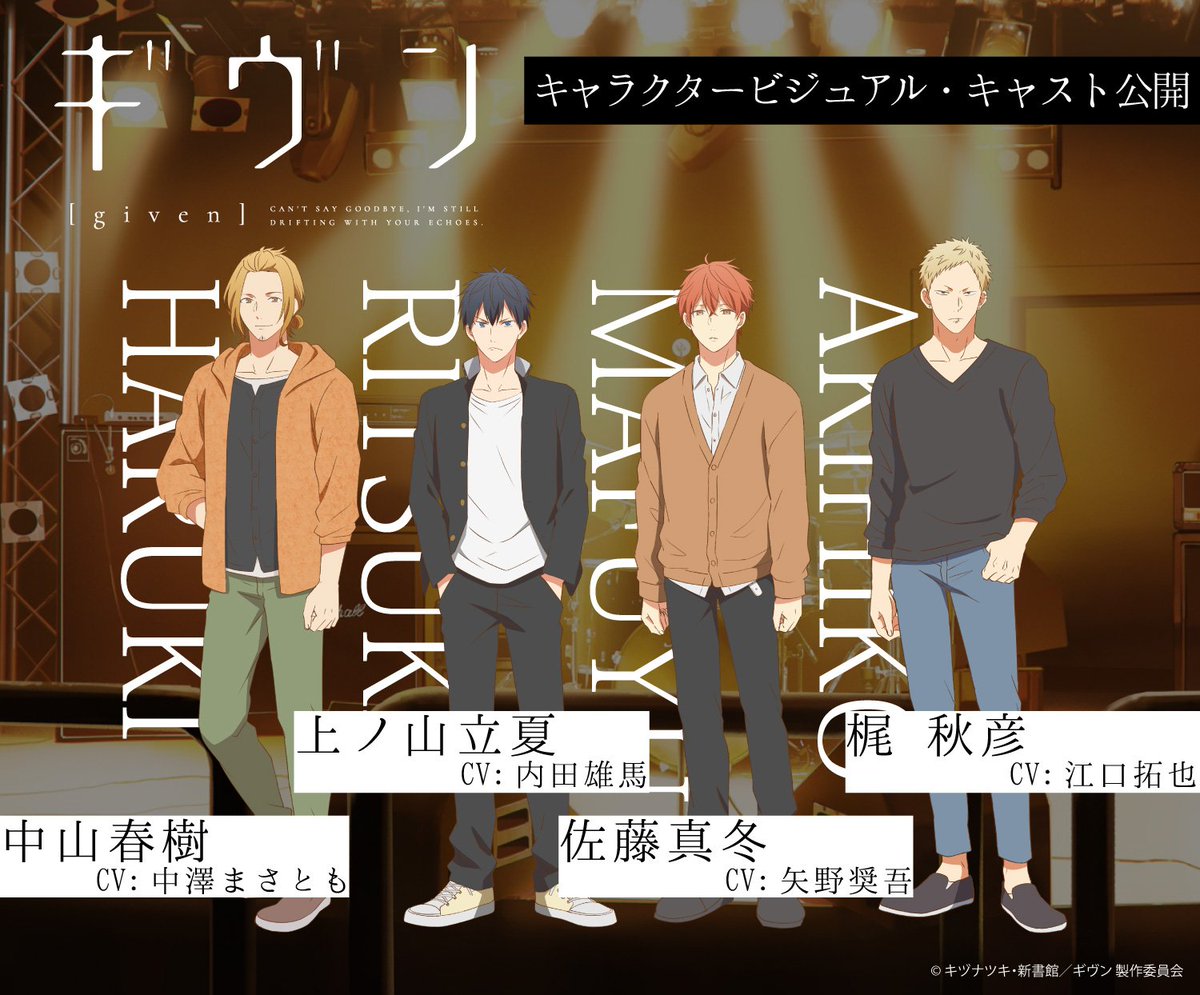 GIVEN – The Biggest Boys-Love Anime of The Year Is Coming This July