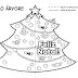 Cartões de natal para colorir e enviar