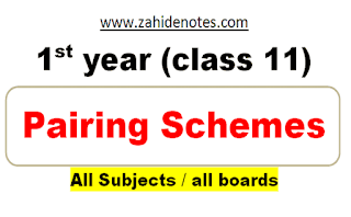 1st year pairng scheme 2023 punjab board 1st year pairing scheme all subjects 2023 pdf download