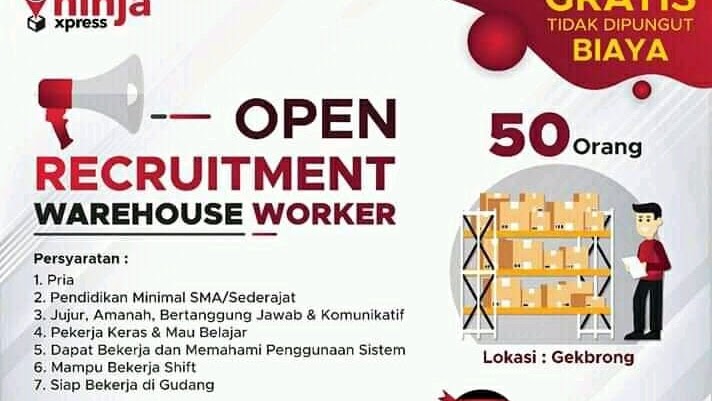 Lowongan Lowongan Kerja Ninja Express Sukabumi Lulusan Sma Smk 2021