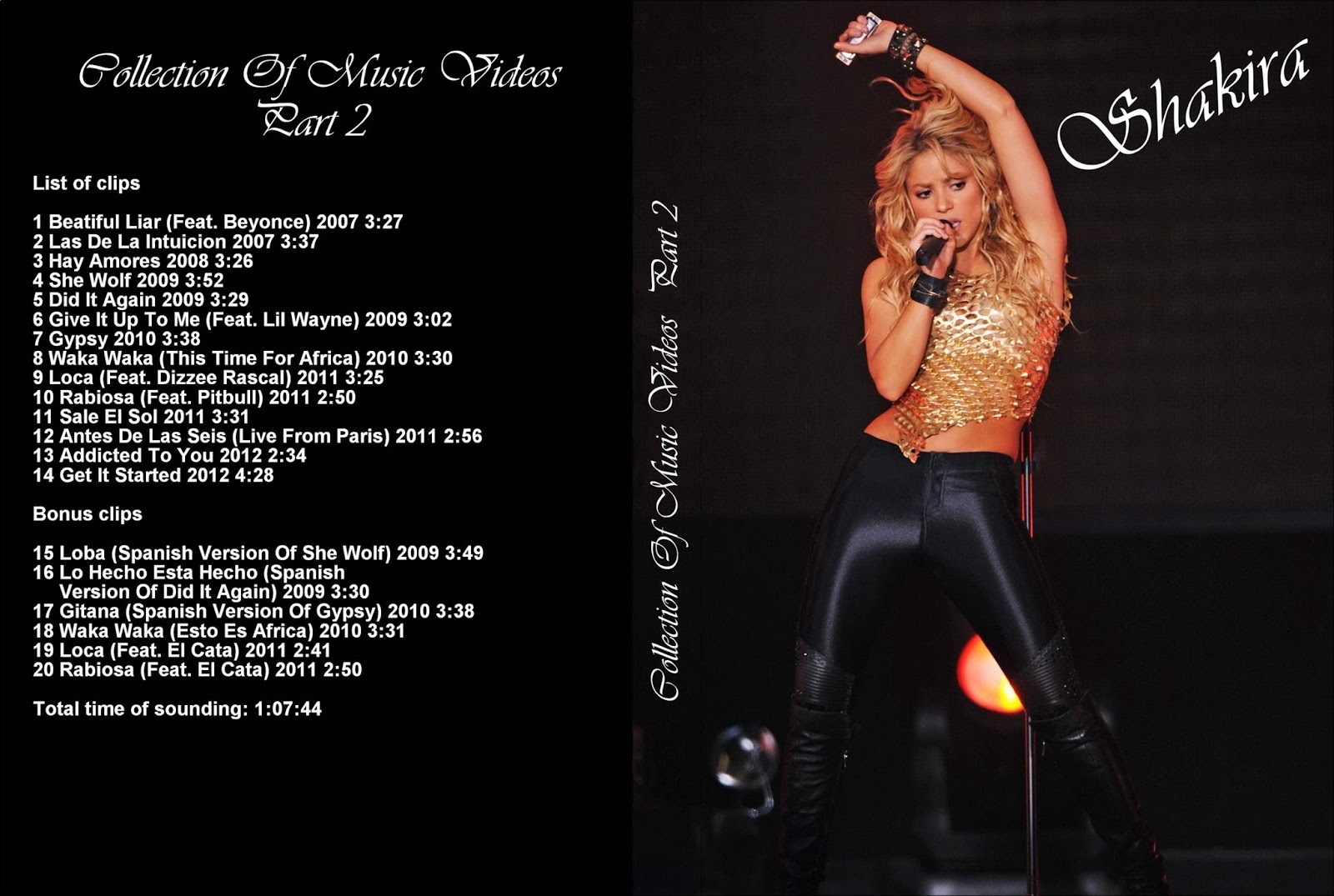 Deer5001RockCocert: Shakira - Collection Of Music Videos (2DVD)1600 x 1075
