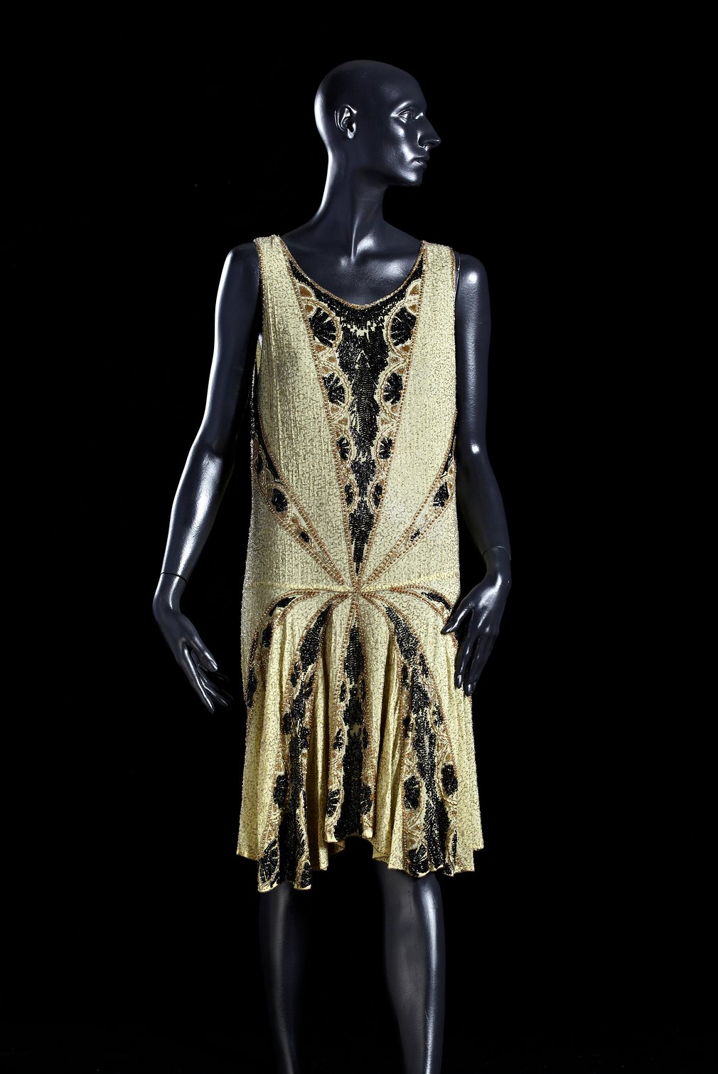 Three Chanel flapper/ art deco dresses, 1920s. Phoenix Art Museum
