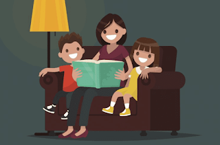 orangtua dan anak membaca buku cerita www.simplenews.me