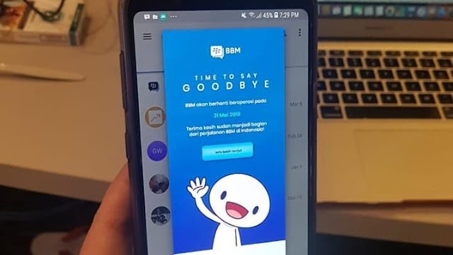 Aplikasi blackberry messenger ditutup 31 Mei 2019