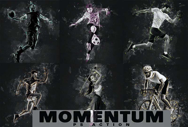 Momentum Photoshop Action Free Download Momentum Photoshop Action