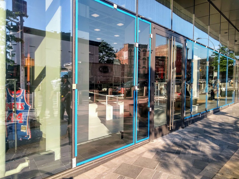 The Barclays Center team store moves to Flatbush Ave. and changes its