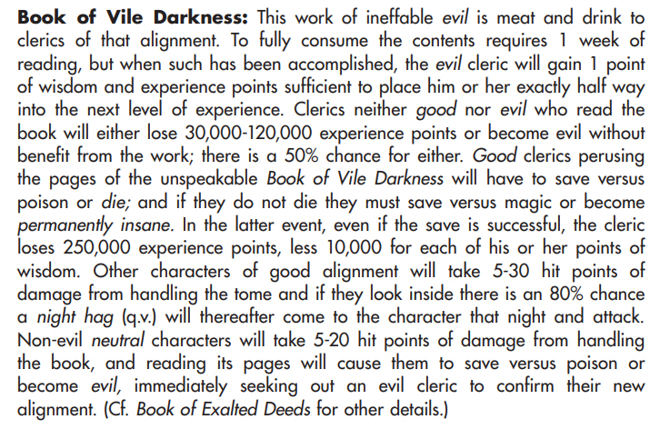 book of vile darkness d&d 5e dmg