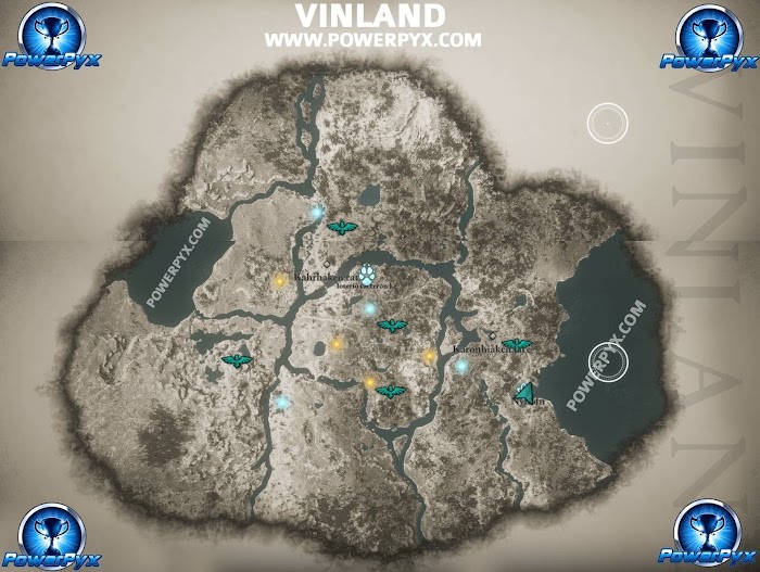 刺客教條 維京紀元 (Assassin's Creed Valhalla) 高清大地圖分享