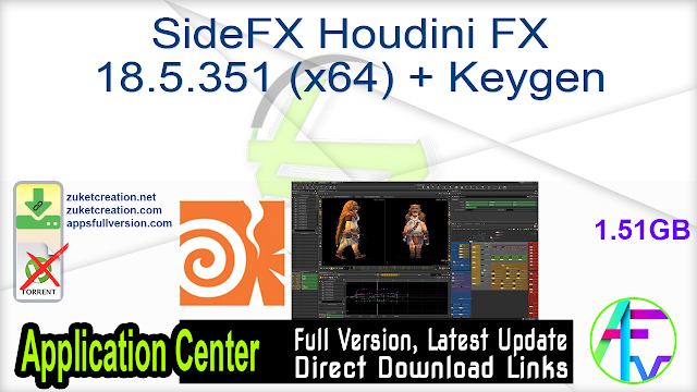 SideFX Houdini FX 18.5.351 (x64) + Keygen