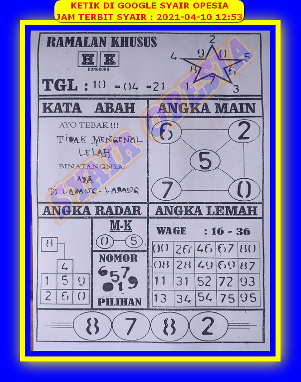 gambar togel hongkong