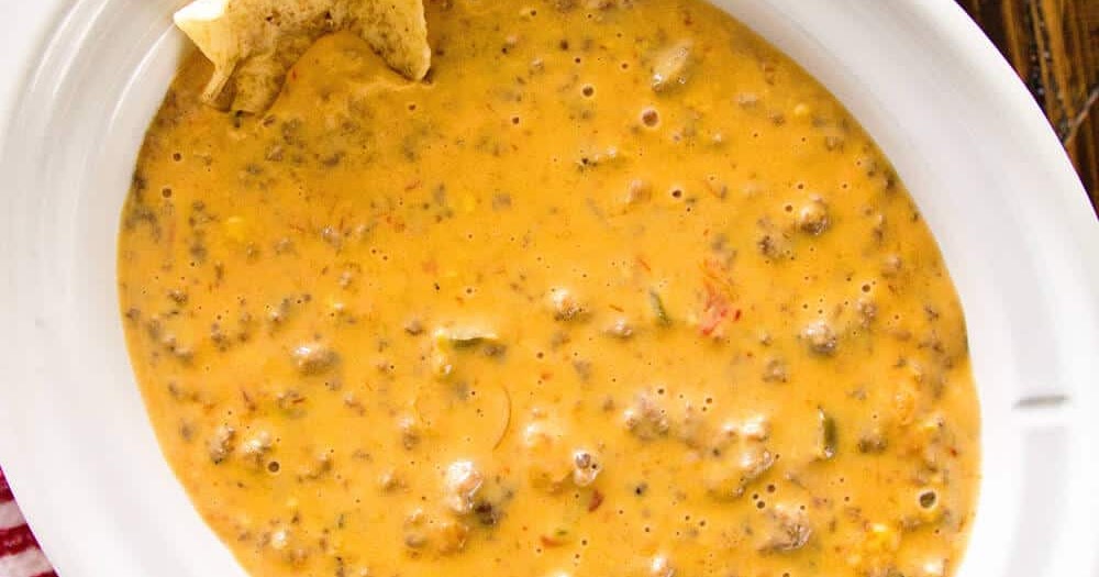 CROCK POT CHEESY HAMBURGER DIP COOKS DISHES