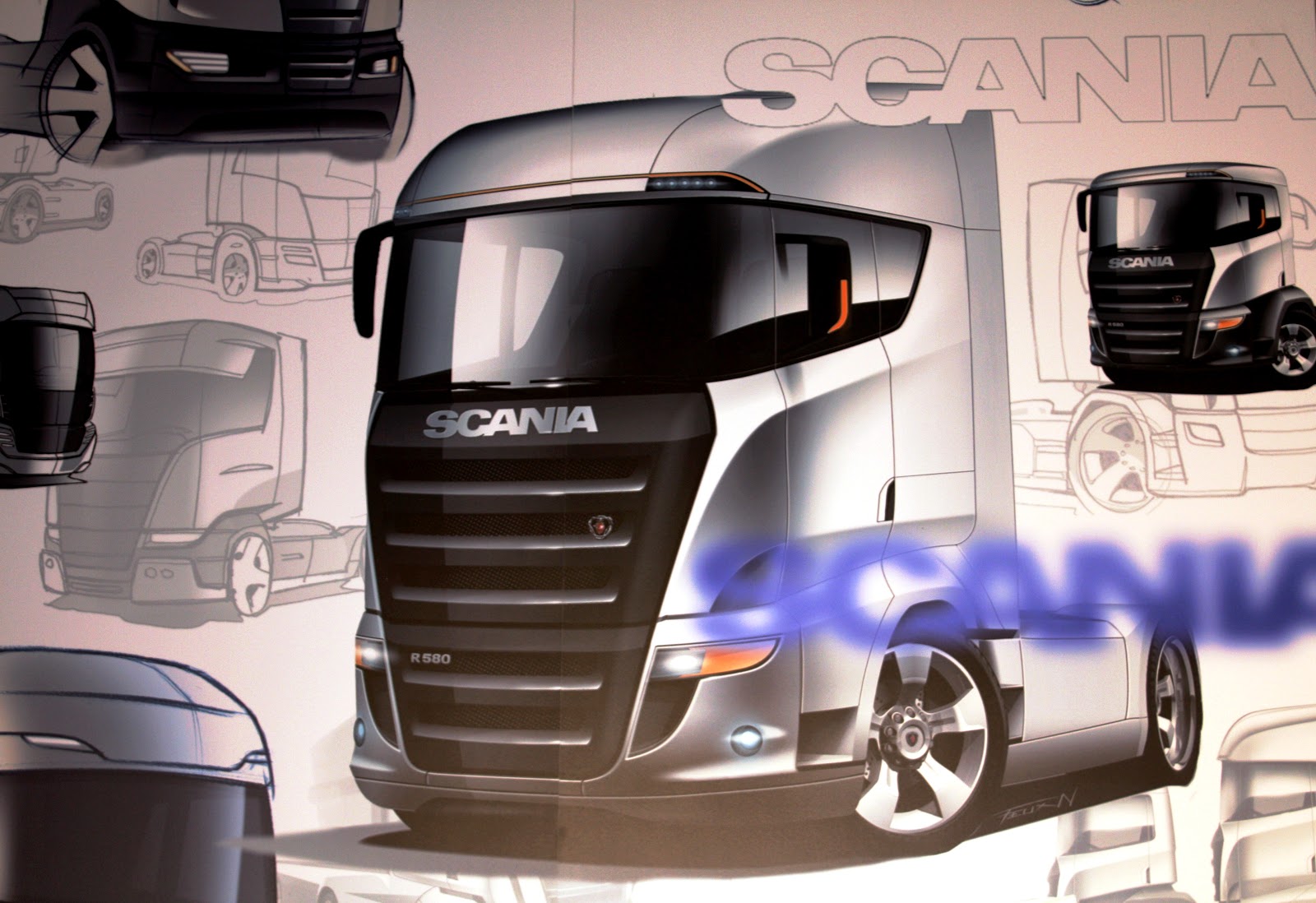 Camioane de camioane: SCANIA CONCEPTE-La Scania, fiecare motor este ...