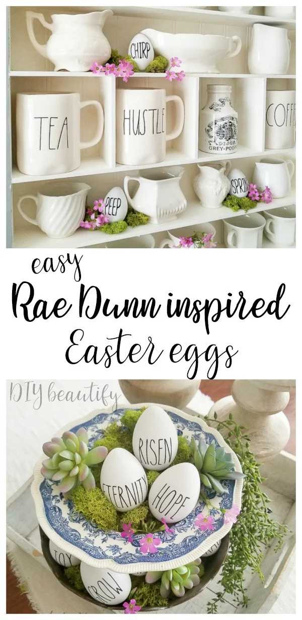 Rae Dunn Easter eggs