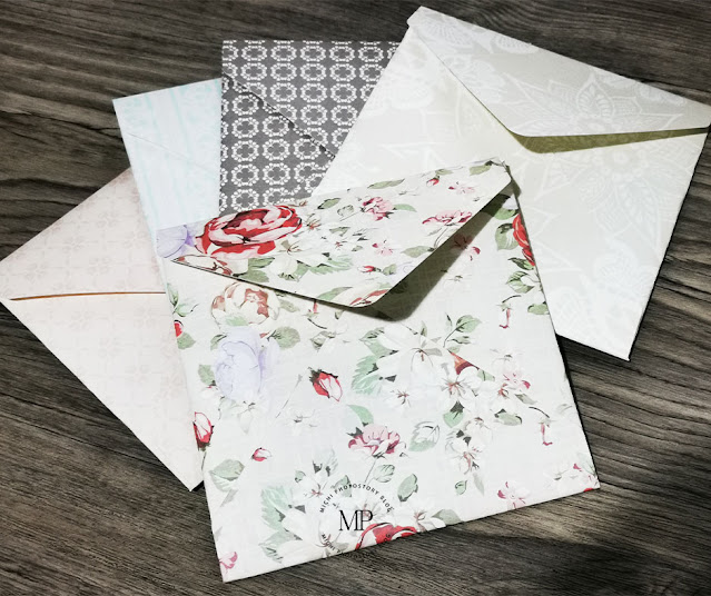 Michi Photostory DIY Envelope Using Cricut