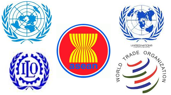 Berbagai organisasi internasional dibentuk untuk menciptakan perdamaian dunia. organisasi internasio