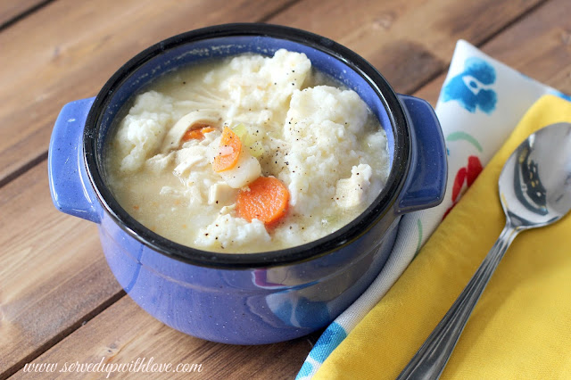 Grandma Haydons Chicken and Dumplings recipe from Served Up With Love