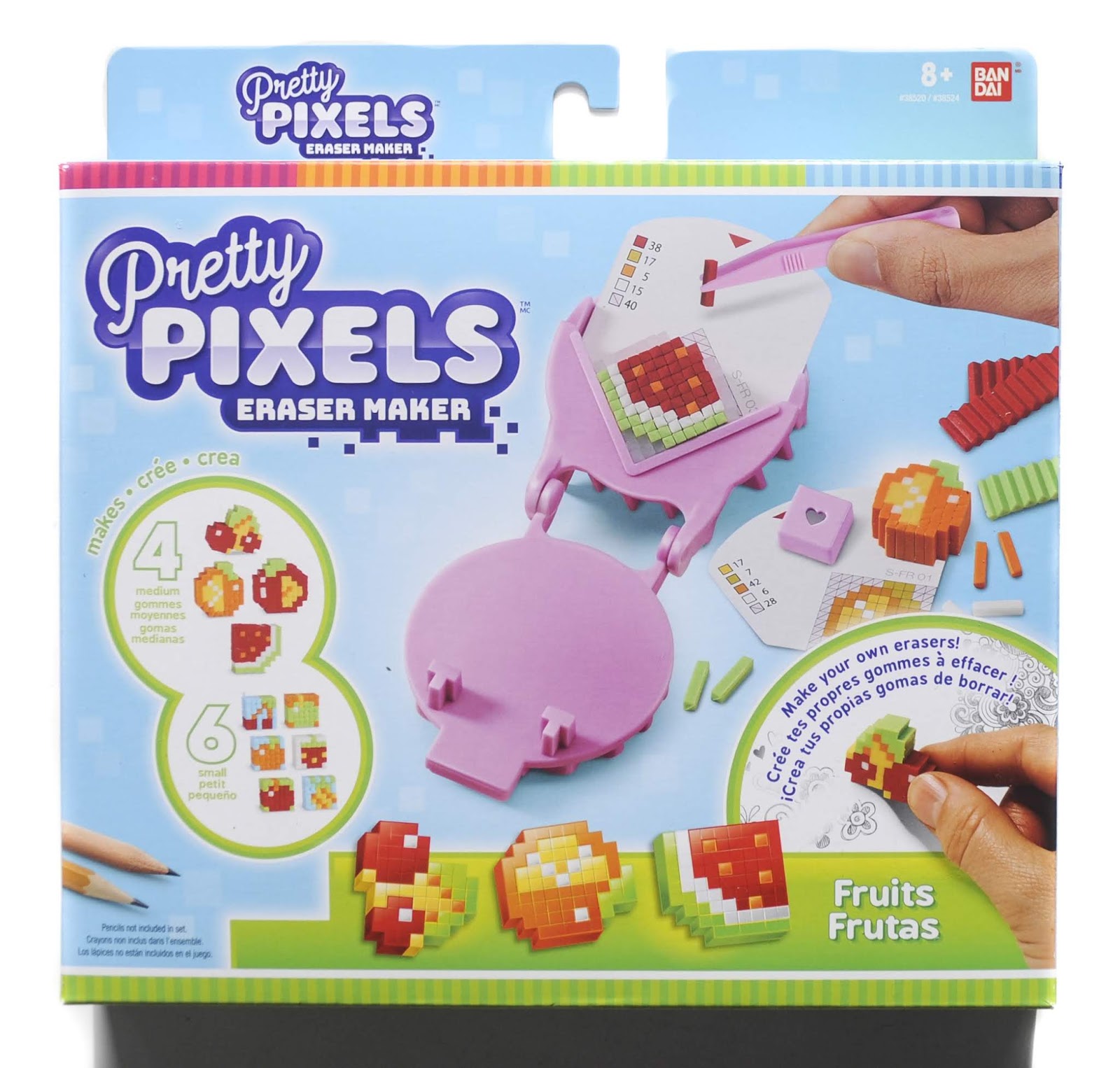 How to Make Erasers Pretty Pixels Eraser Maker Review Jenny's Crayon