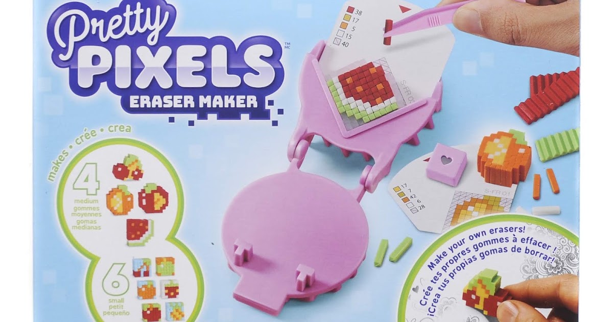How to Make Erasers Pretty Pixels Eraser Maker Review Jenny's Crayon