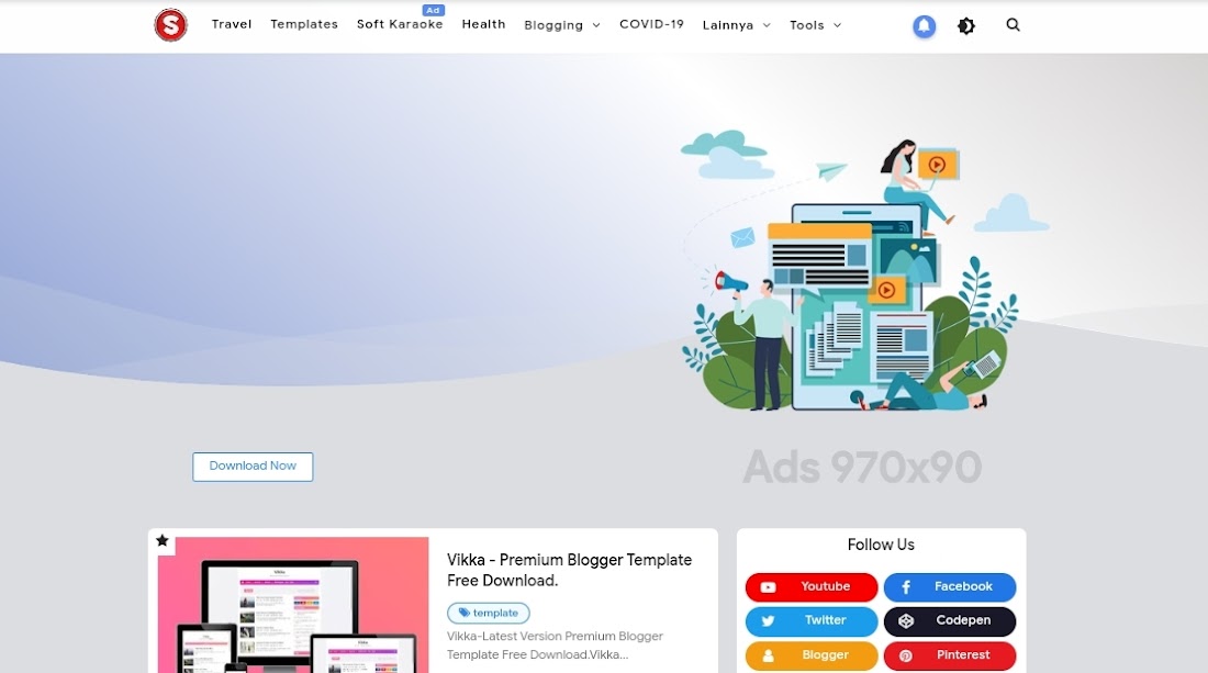 Hey Bina-Insaf Bro-Premium Blogger Template Free Download.