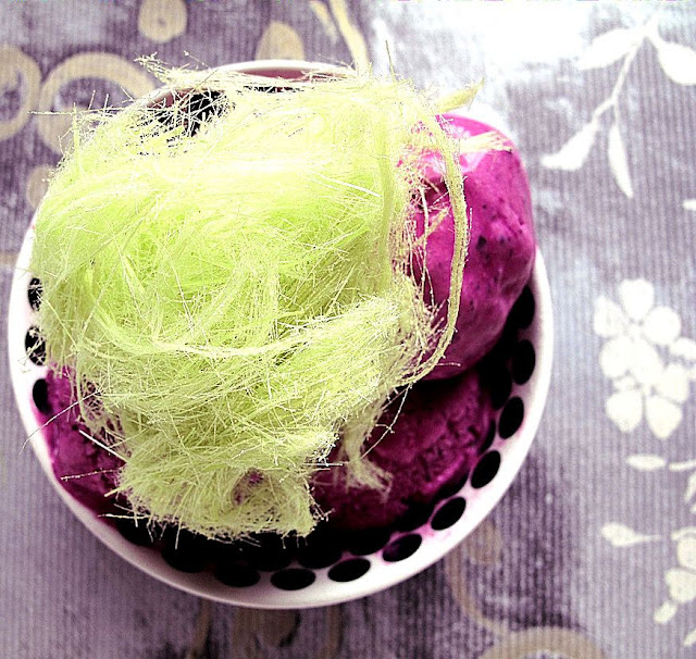 Foodiva's Kitchen DragonfruitBasil Mascarpone Ice Cream and Mochi Ice