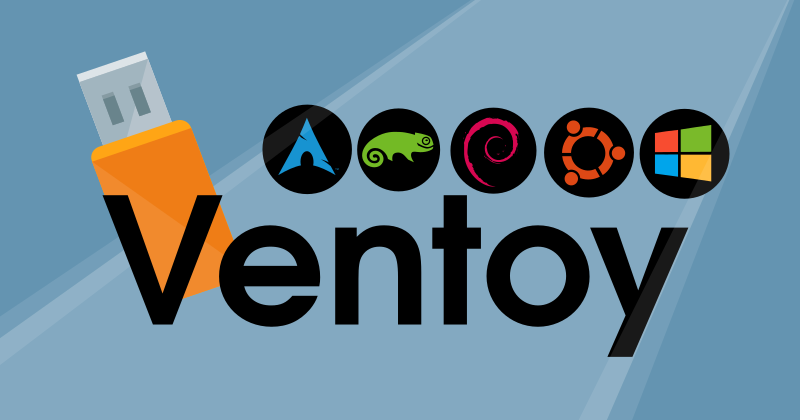 O Ventoy formata o pendrive uma única vez e se instala nele. A partir daí, basta você copiar imagens ISO para o pendrive. Reinicie o computador com o pendrive conectado e o Ventoy apresentará um menu do GRUB listando as imagens ISO que estão no pendrive.