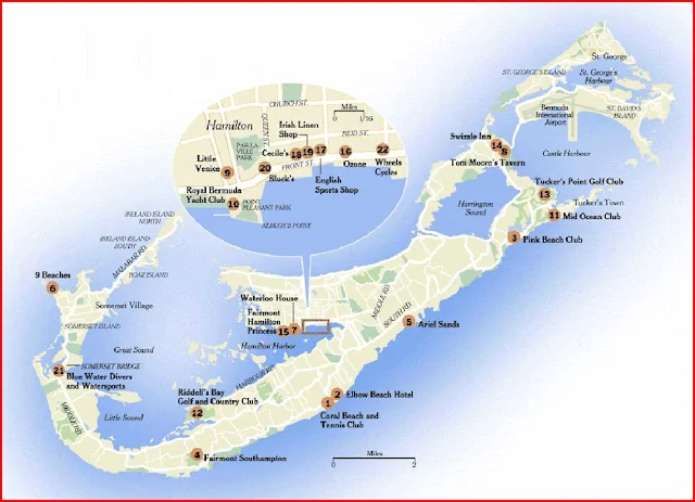 image: Bermuda Political Map