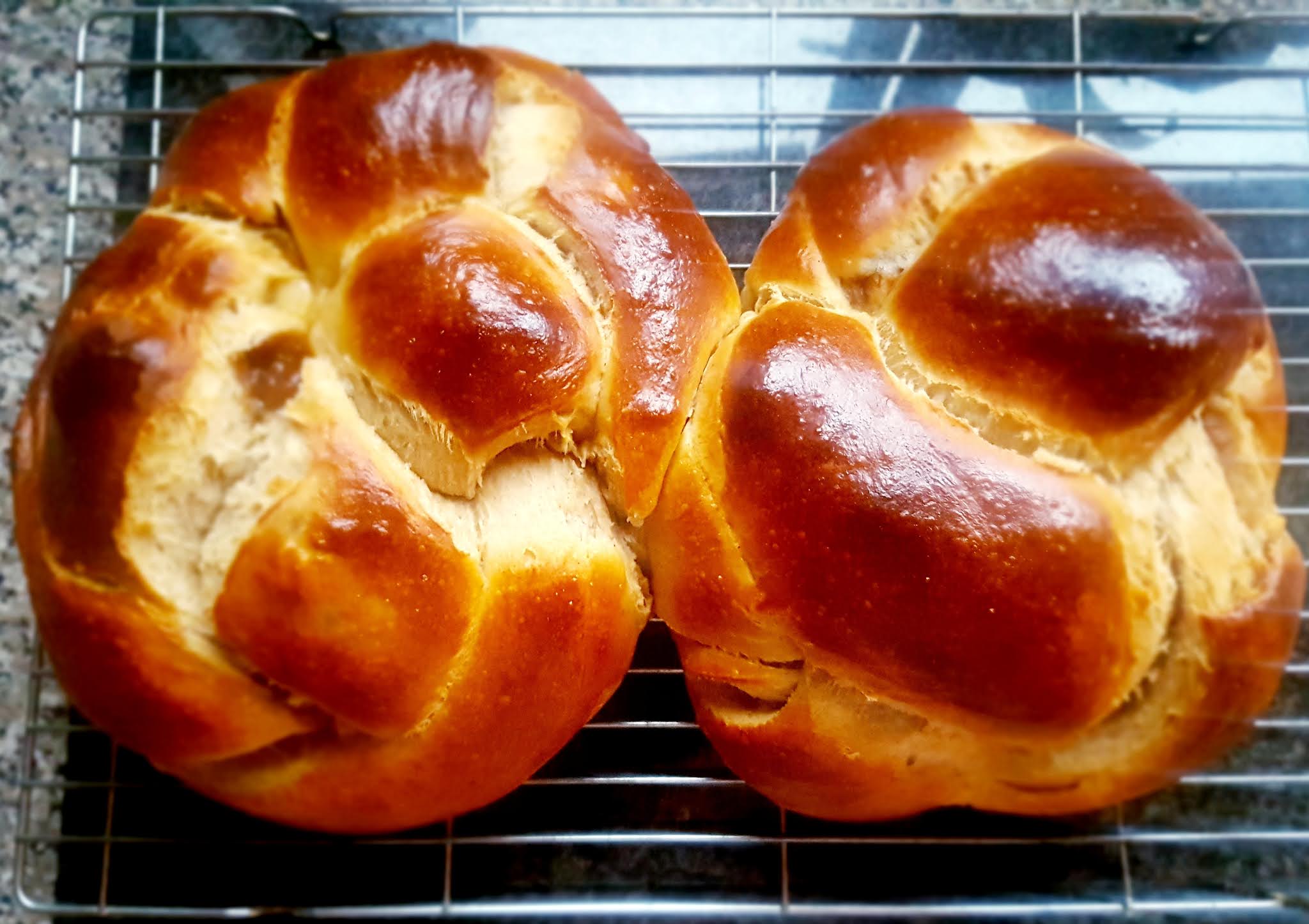 Apple honey challah / Rosh Hashanah challah