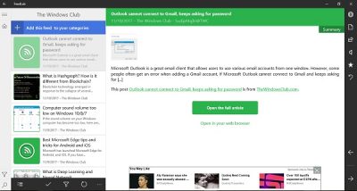 RSS-ридер Windows