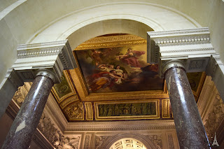 Париж,Лувр,потолок,красивые фото.