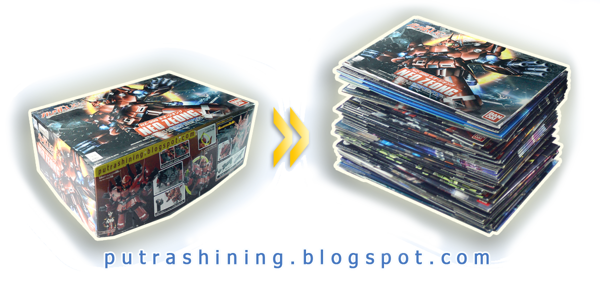 How to Store, Recycle and Reuse Your Gunpla Box Tutorial