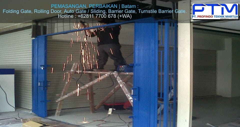 Toko, Tukang Pasang Pintu Folding Gate Batam | 0811 7700 678 (+WA