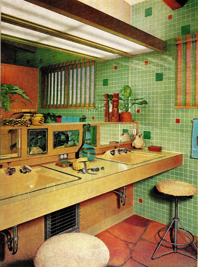 Vintage Bathrooms from 1950s