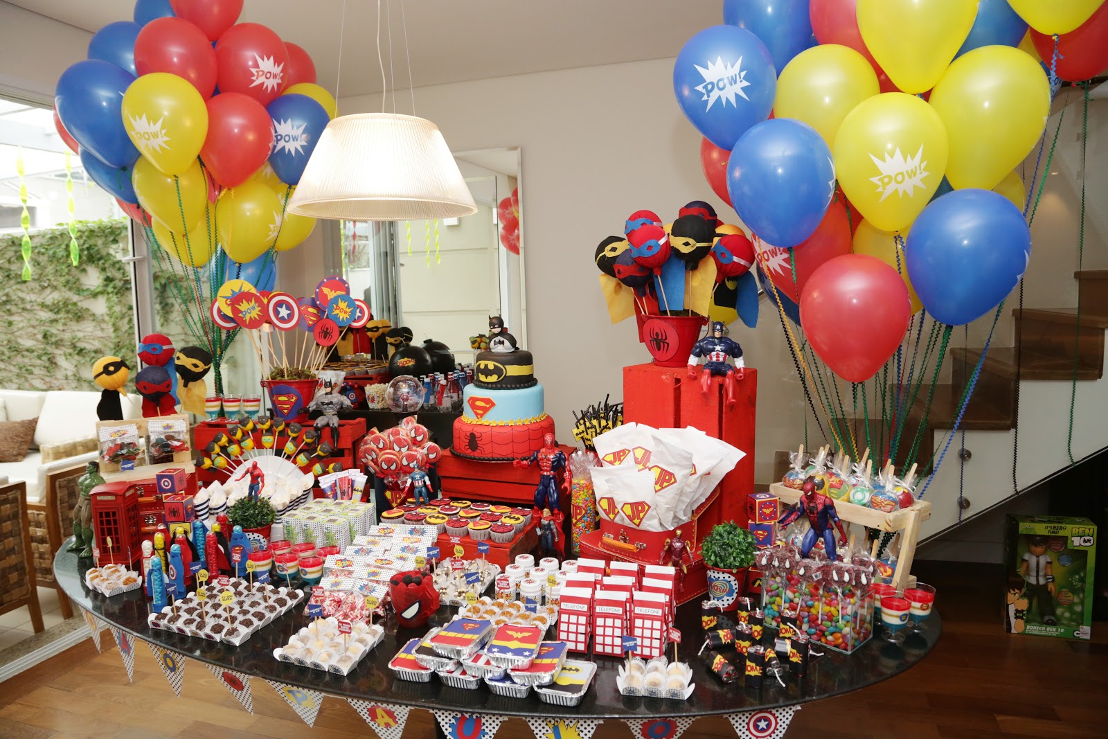 boutique de detalhes: Festa super heróis