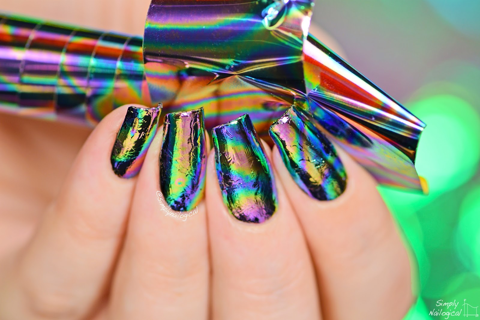 2. How to Create an "Oil Spill" Effect on Your Nails - wide 3