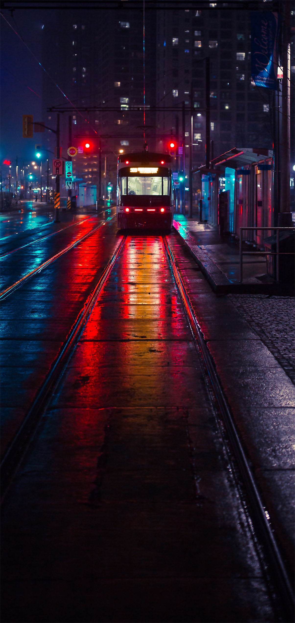 cool wallpaper for iphone 4k - night city