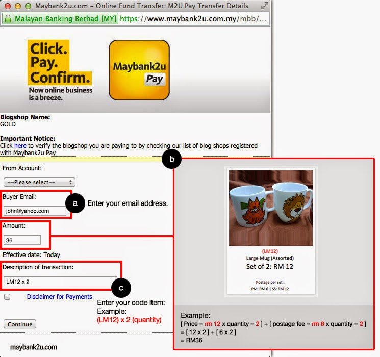 GOLD Payment Guideline
