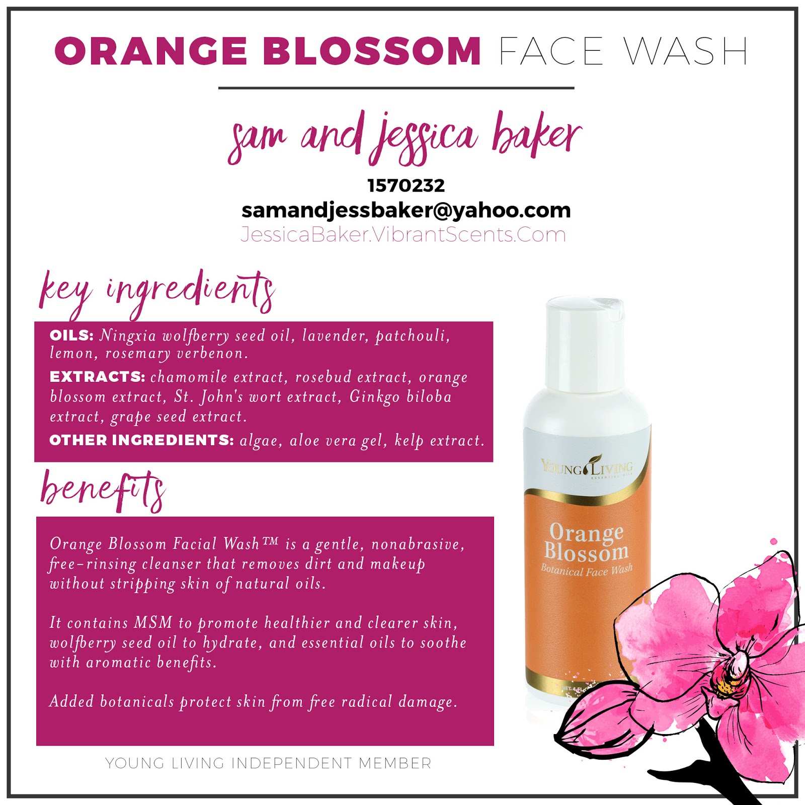 Young Living Orange Blossom Facial Wash – Essential Oil Life