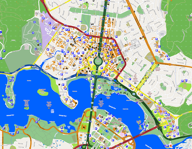 Mapas de Camberra